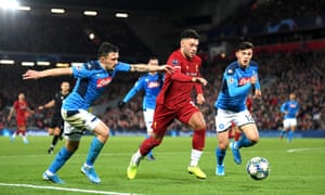 Liverpool 1 1 Napoli Champions League As It Happened Football The Guardian