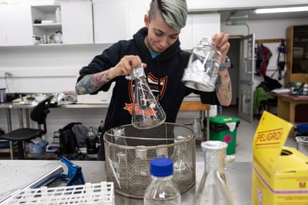 Logistics manager Constanza Mendoza Godoy.