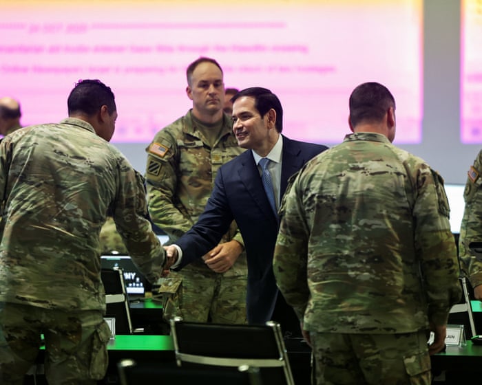US secretary of state Marco Rubio says ‘Hamas cannot be involved in governing Gaza’ – as it happened