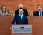 Spain’s conservatives and far-right Vox increase ties with Andalucía coalition