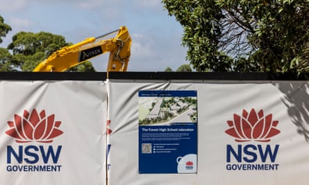 The development site at The Forest high school.