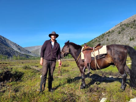 Hill country: William T Taylor in Khuvsgul, northern Mongolia, during fieldwork in 2024.
