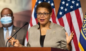 Karen Bass is a frontrunner to become Joe Biden’s running mate