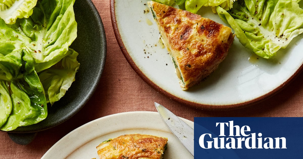 Jose Pizarro's recipe for nettle (or wild garlic) and goat's cheese tortilla