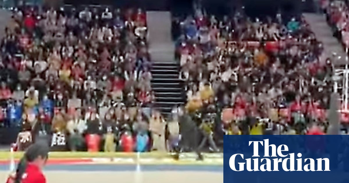 Work of art': Japanese volleyballer takes sorry to extremes with headfirst sliding apology