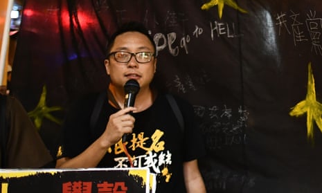 Activist Tam Tak-chi in file photo taken in 2017