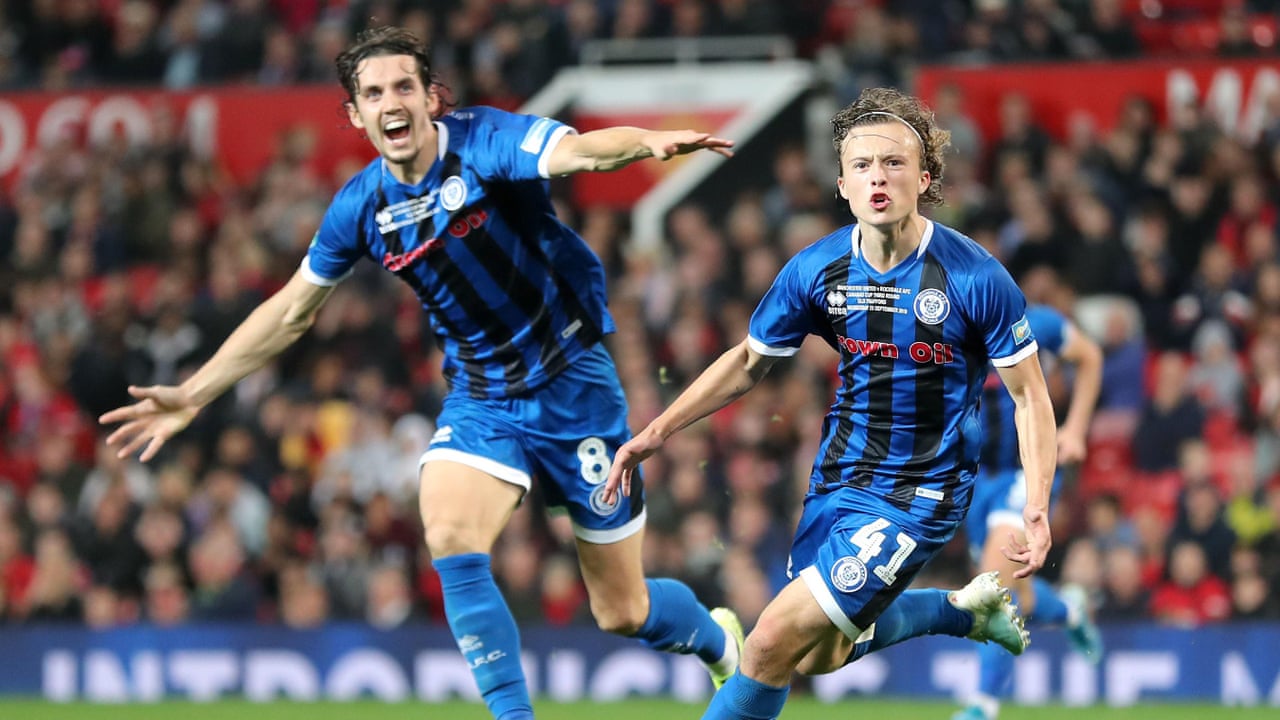 Rochdale Teenager Luke Matheson On Scoring At Manchester United Video Football The Guardian