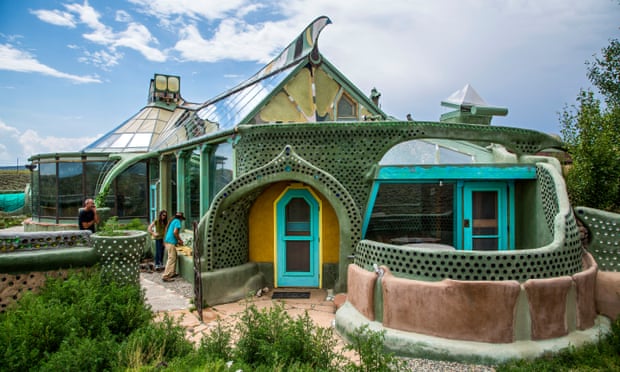 An Earthship home in New Mexico.