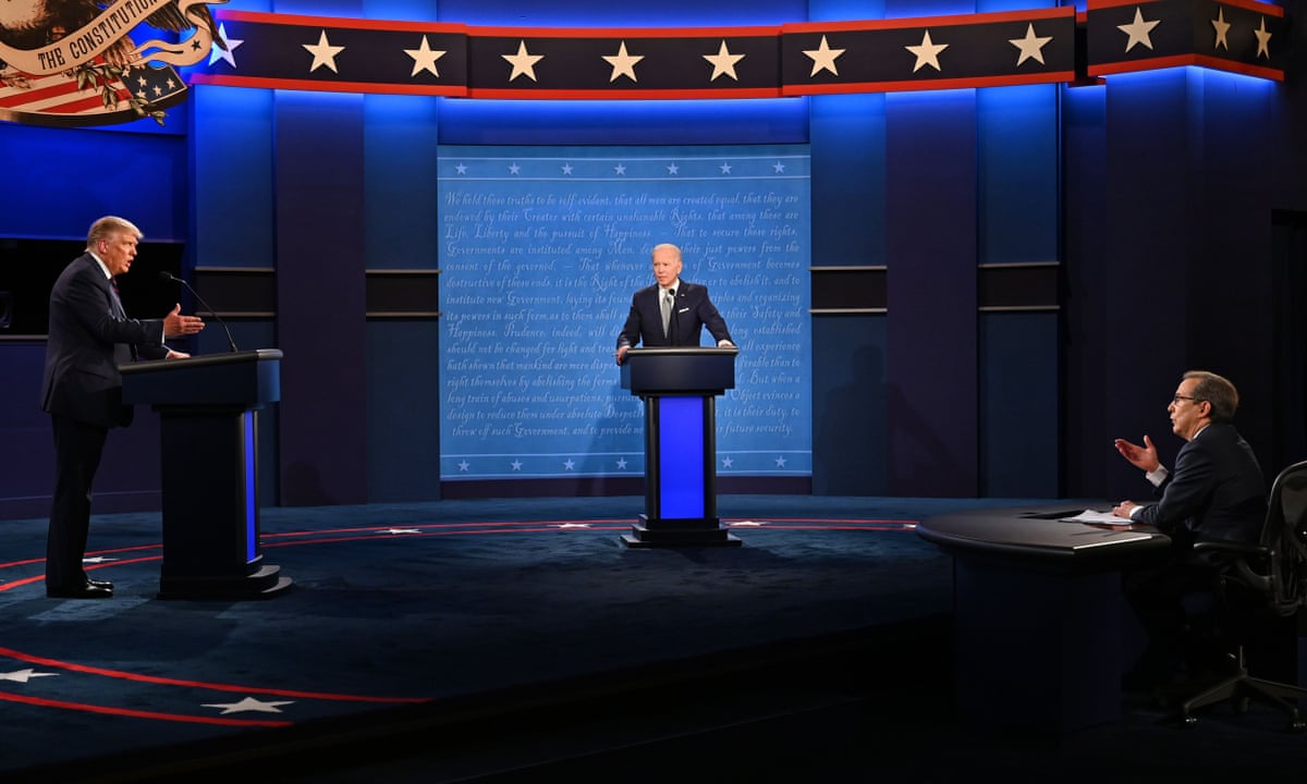 Trump And Biden Ready For First Tv Showdown As It Happened Us News The Guardian
