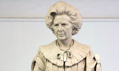 Margaret Thatcher statue.