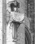 One of the sun dials on Strasbourg Cathedral