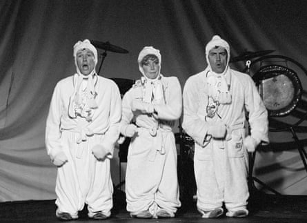 Three performers at Nether Wallop