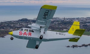 Avión utilizado por Guernesey de rescate aéreo.