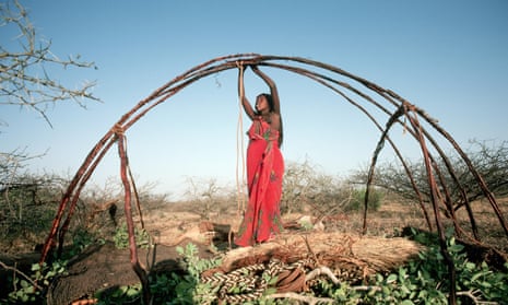 Somalian nomadic hut