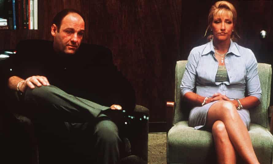 Family business ... James Gandolfini and Edie Falco.