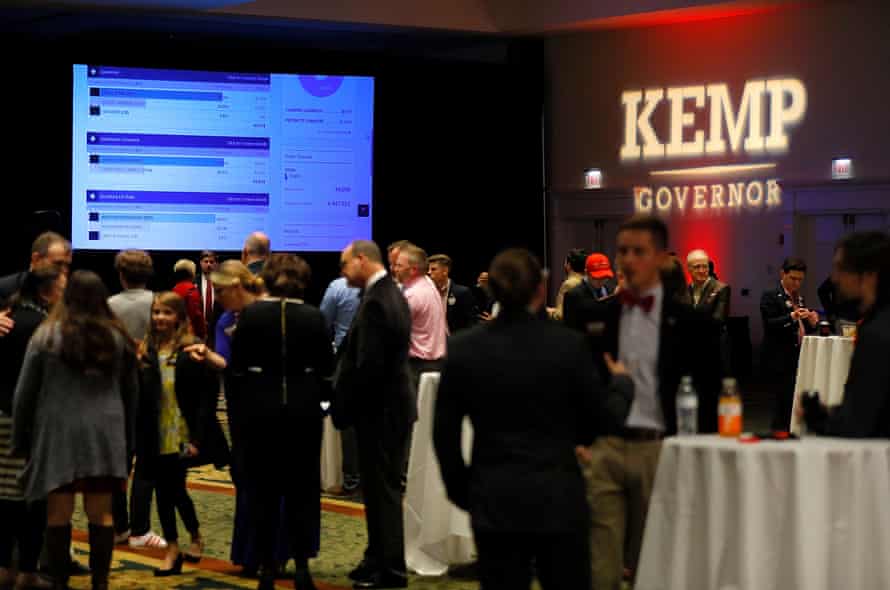 A view of the Election Night event for Brian Kemp at the Classic Center on November 6, 2018 in Athens, Georgia.