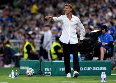 Hervé Renard cut a tense figure on the sideline in his first outing as Tunisia’s coach.