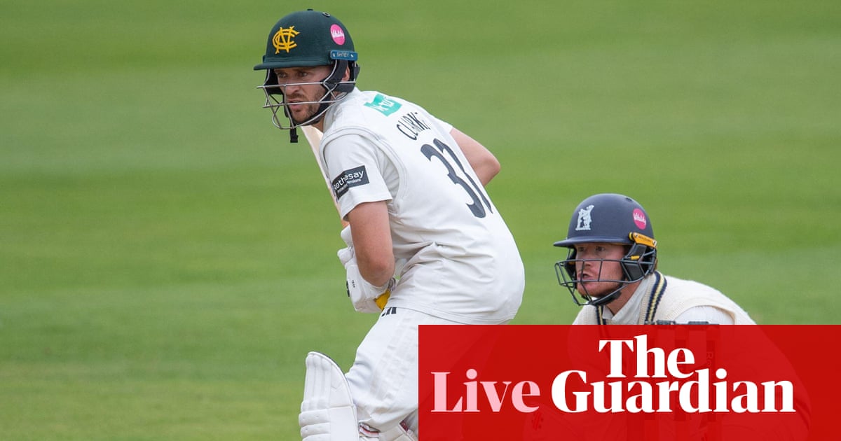 Leicestershire charged by ECB, Nottinghamshire v Hampshire, and more: county cricket, day one – live
