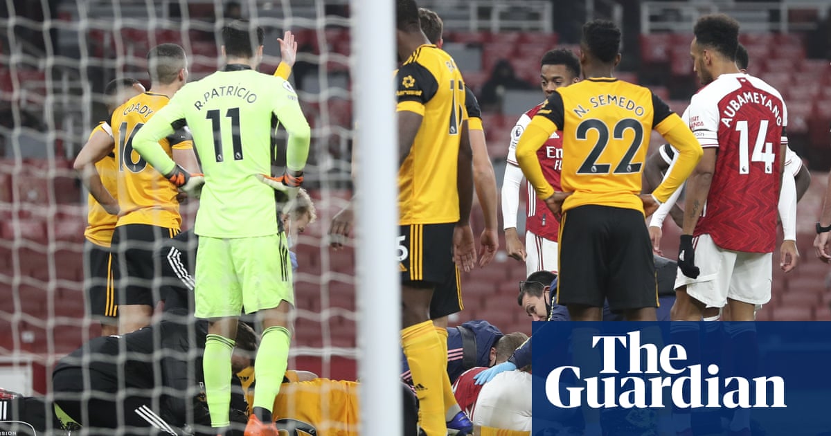 Raúl Jiménez head injury overshadows Wolves' impressive win at Arsenal | Premier  League | The Guardian
