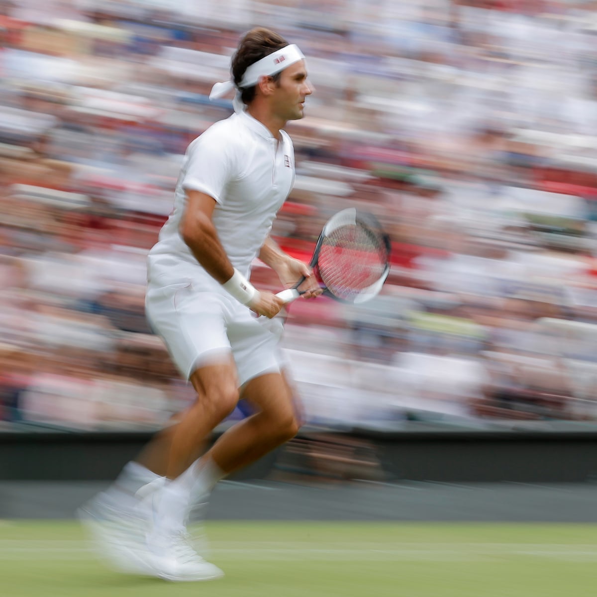 Roger Federer Serves Up Flawless Win Over Lukas Lacko At Wimbledon Wimbledon 2018 The Guardian
