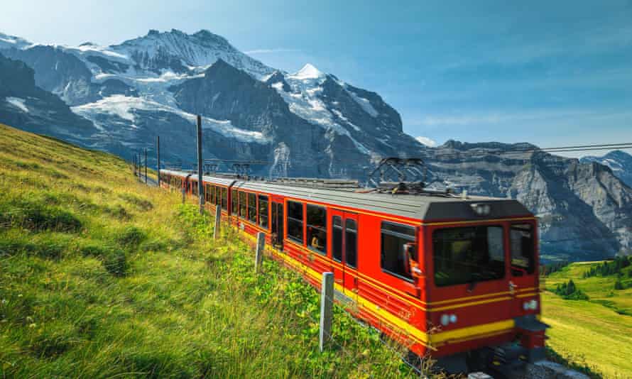 Jungfraujoch railway.