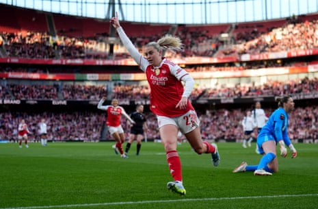 Alessia Russo celebrates after scoring her sides second goal