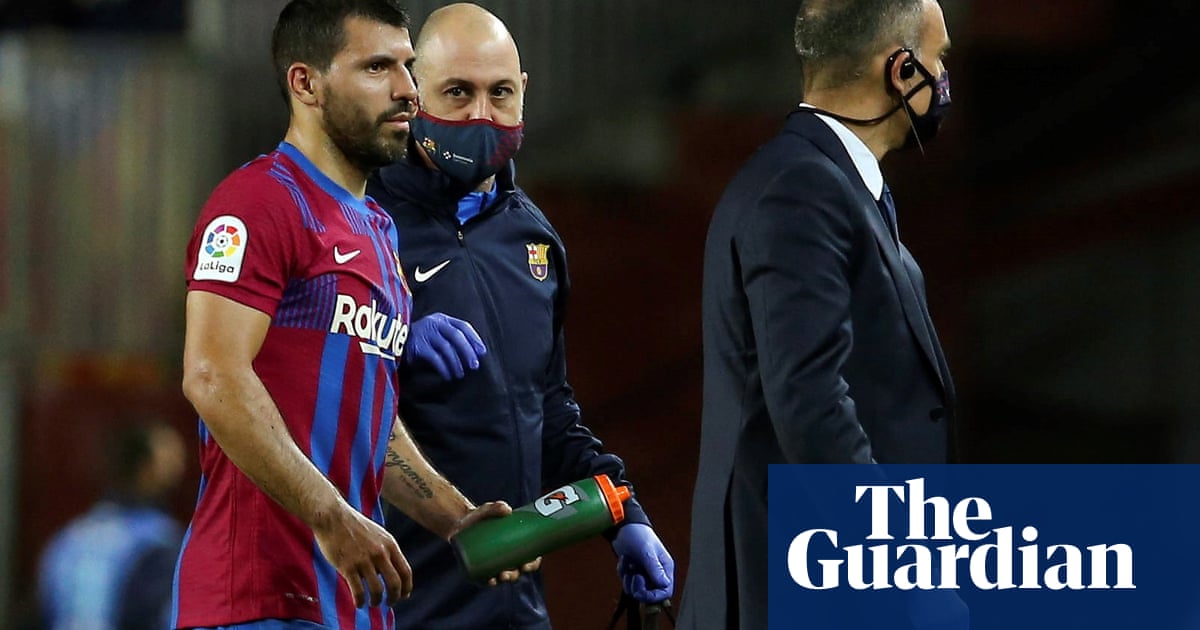 Sergio Agüero out for three months following ‘cardiological evaluation’