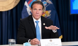 New York Governor Andrew Cuomo announcing changes to in-restaurant dining in New York.