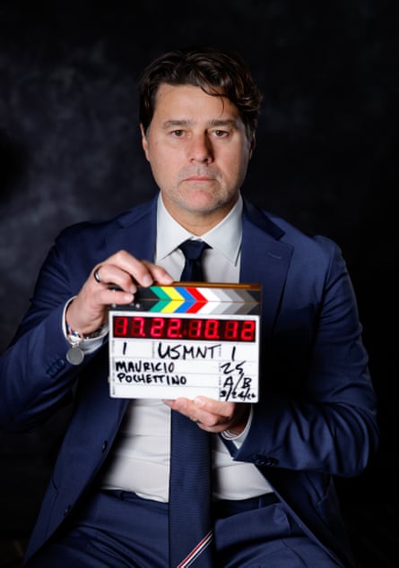 Mauricio Pochettino poses during United States’s access day in Atlanta, Georgia.