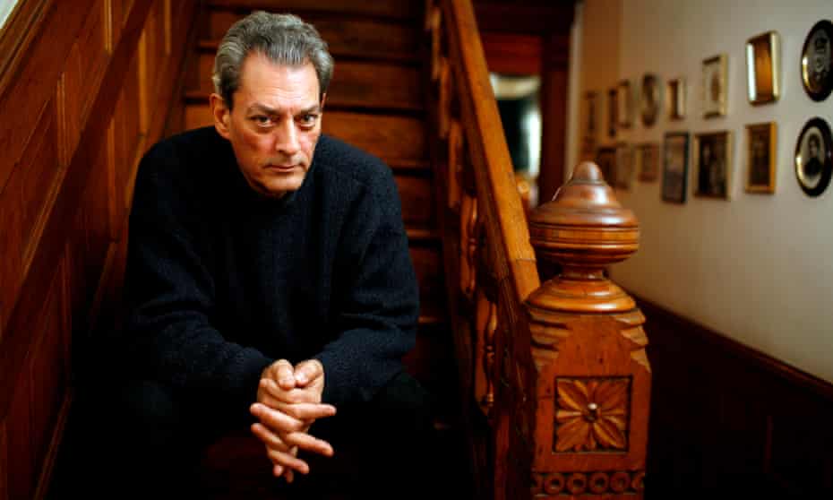 There was a time when Paul Auster, pictured at his Brooklyn home, seemed to regard narrative momentum as an offence to the duties of meta-fiction. That’s not the case with 4321