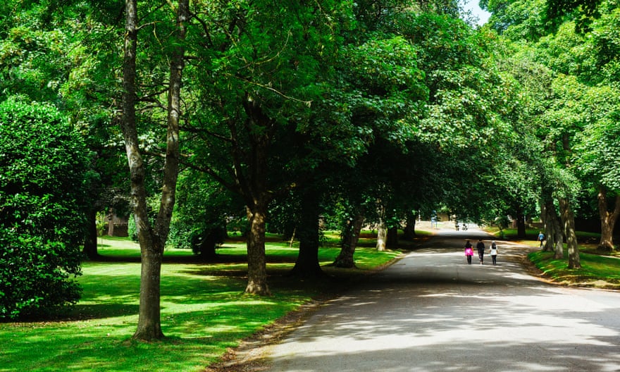 Walkers at Lister Park.