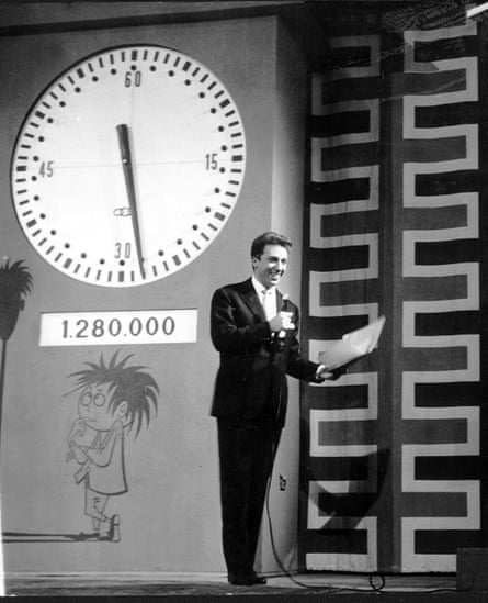 ‘Lascia O Raddoppia’ TV Programme - Presenter Mike Bongiorno.