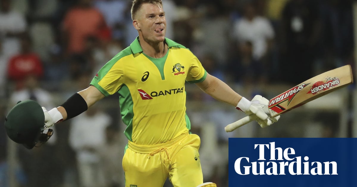 Australias Warner and Finch smash tons to thrash India in first ODI