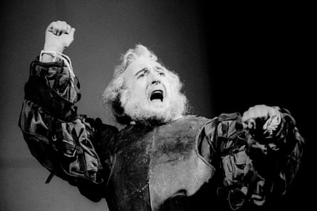 Fallen Lucifer … Robert Stephens’ Falstaff in Henry IV Part I for the Royal Shakespeare Company in 1991.