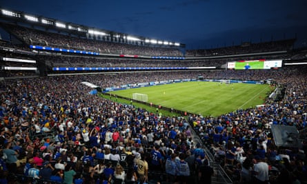 Chelsea play Brighton at a packed Lincoln Financial Field during their US preseason tour