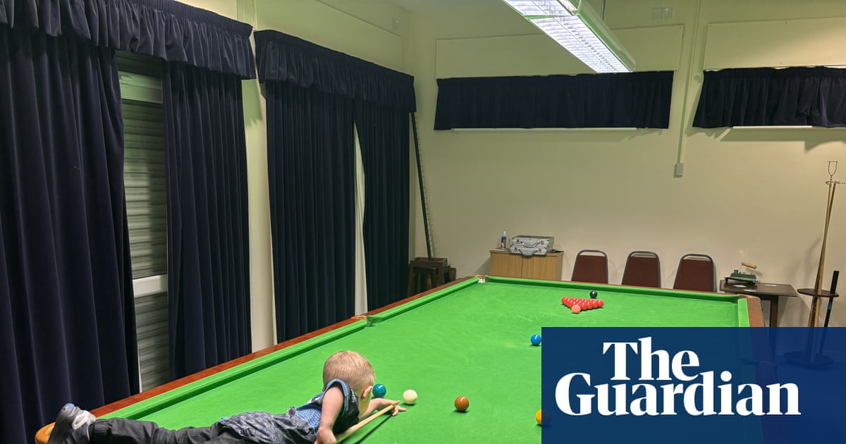 Two-year-old pots two Guinness World Records with snooker trick shots