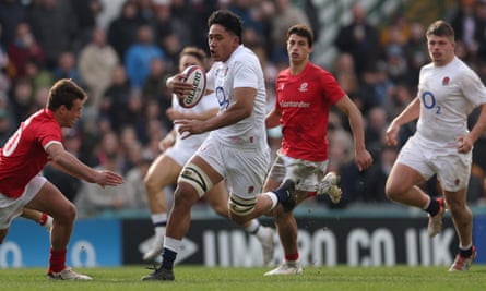 Greg Fisilau in England A action against Portugal in February. Now he hopes to press his case for a senior cap.