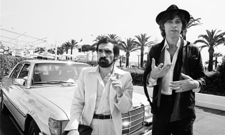 Martin Scorsese and The Band’s Robbie Robertson at Cannes to screen The Last Waltz at Cannes in 1978