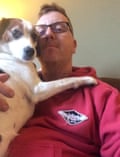 Lee Parkin and his dog Izzy