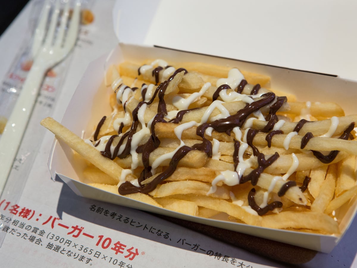 Mcdonald S Introduces Chocolate Covered French Fries To Japan Mcdonald S The Guardian