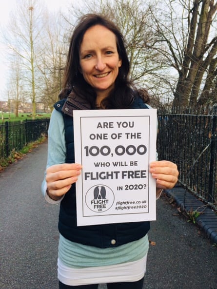Anna Hughes, who run a no-flying campaign in the UK
