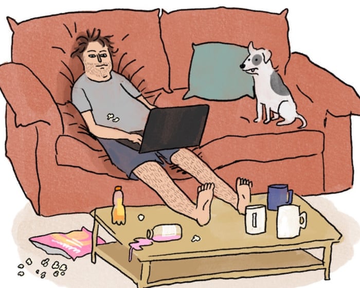 I don’t actually have to be at home when I’m wfh, do I? The Edith Pritchett cartoon