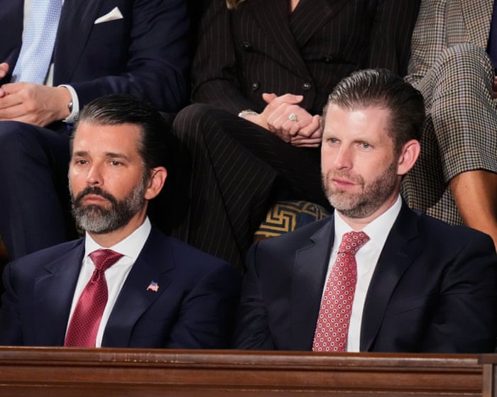 Golf club firm owned by Trump’s sons merges with drone manufacturer