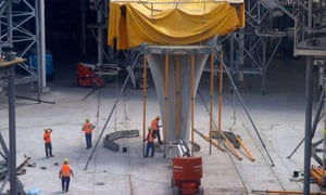 The construction site for the Stuttgart 21, a railway and urban development project replacing the current terminal station.