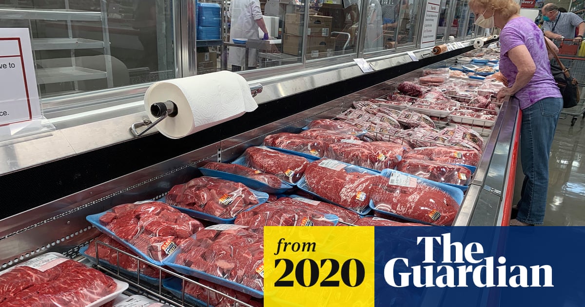 US consumers rush to buy meat amid concerns over Covid-19