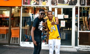 DJ Target (left) with DJ Ndile