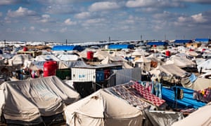 The al-Hawl refugee camp.