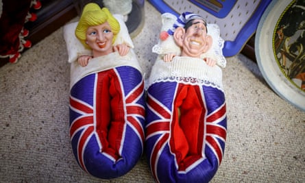 Items from Jan Hugo’s collection of memorabilia of the British royal family, ahead of the visit of King Charles and Queen Camilla from October 18 to 23.