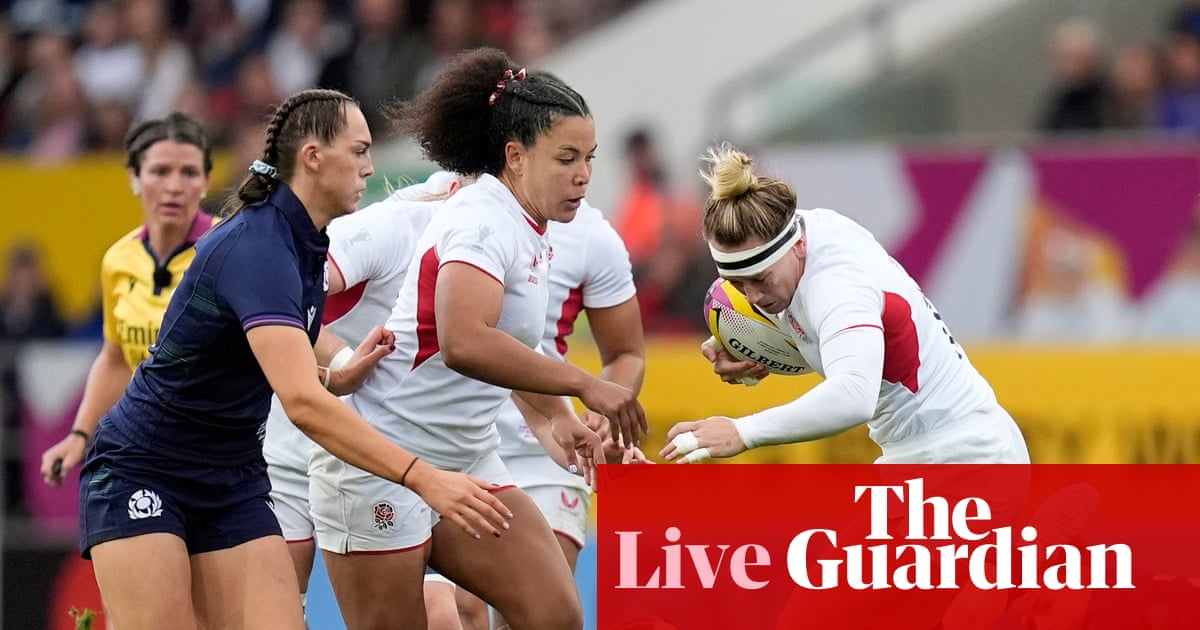 England v Scotland: Women's Rugby World Cup 2025 quarter-final live