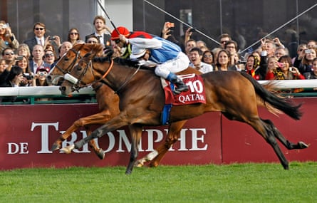 Solemia pips Orfevre to win the 2012 Prix de l'Arc de Triomphe